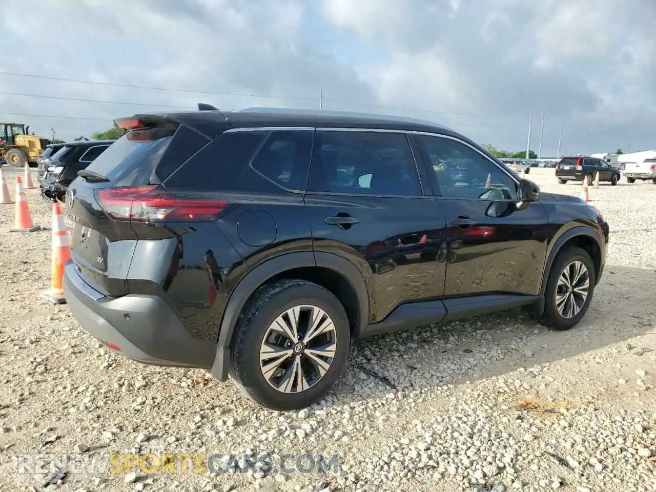 3 Photograph of a damaged car 5N1AT3BA1MC725299 NISSAN ROGUE 2021