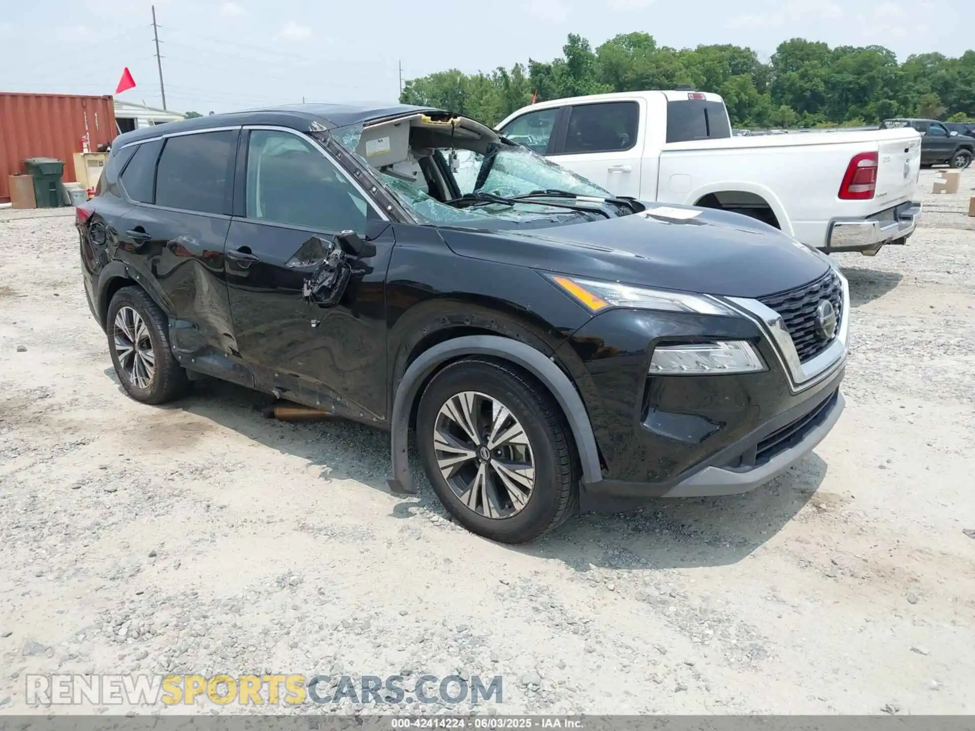 1 Photograph of a damaged car 5N1AT3BA1MC734018 NISSAN ROGUE 2021