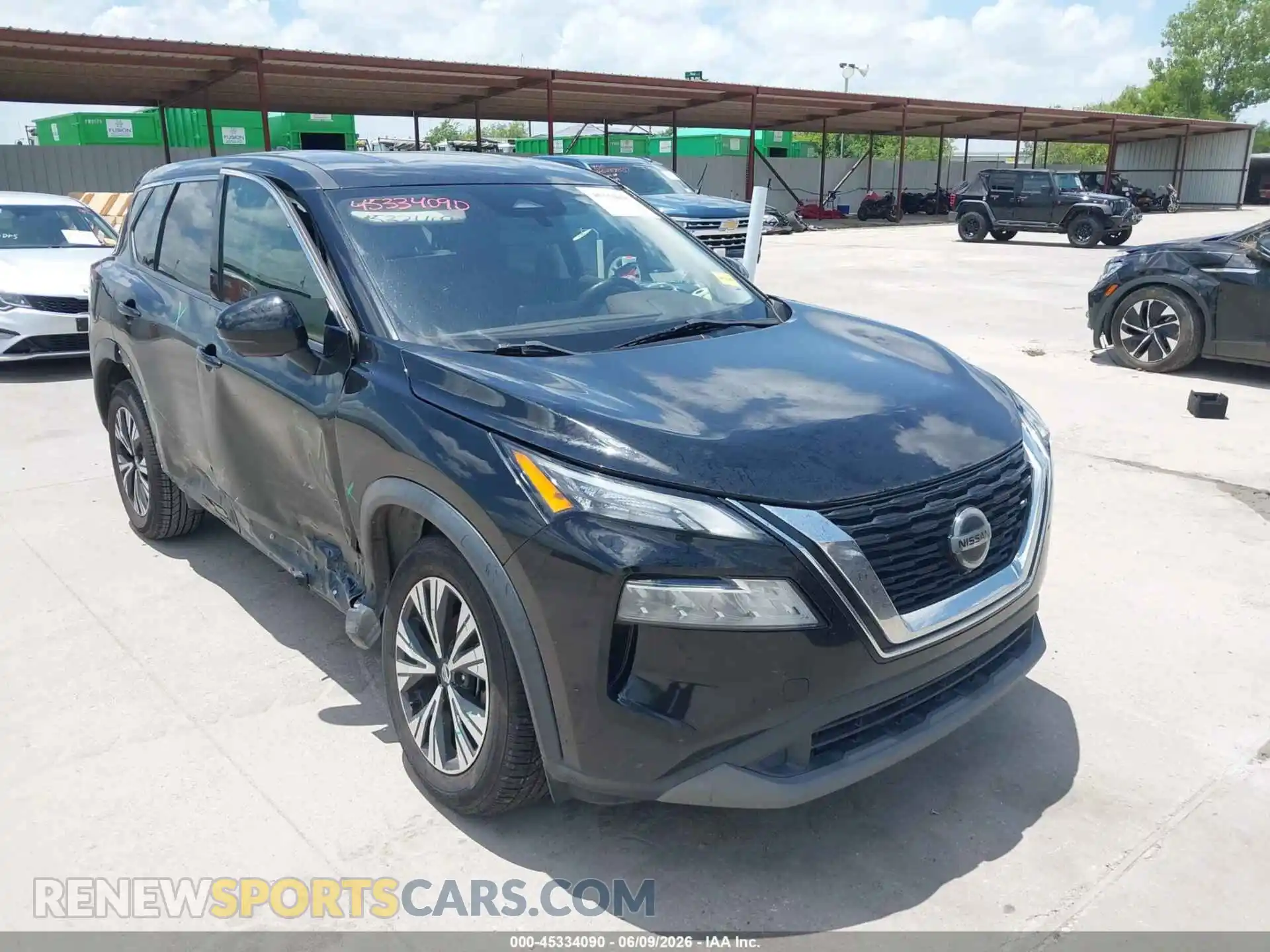 1 Photograph of a damaged car 5N1AT3BA1MC735802 NISSAN ROGUE 2021