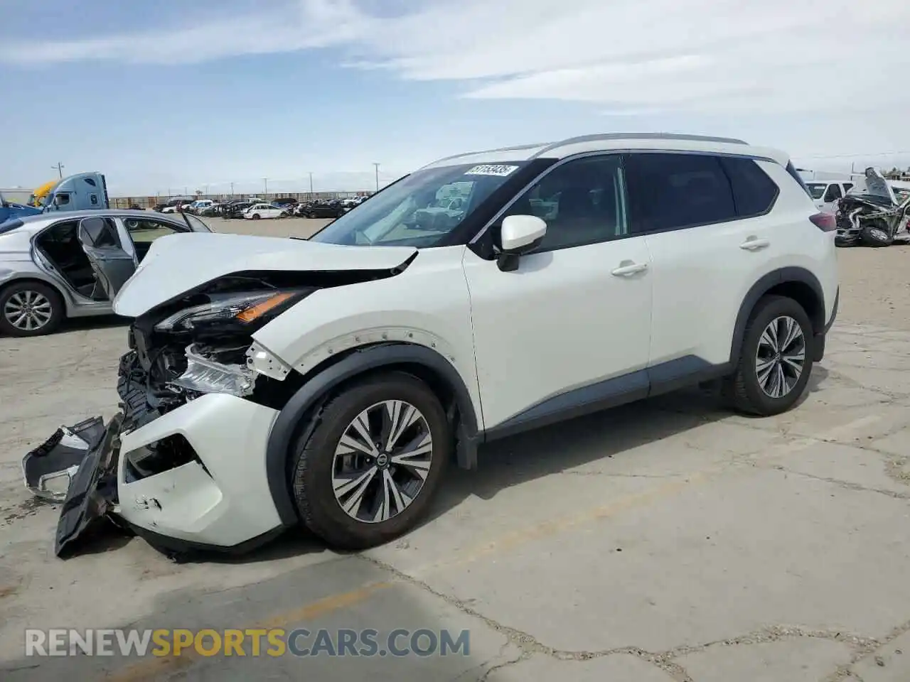 1 fotografías del automóvil dañado 5N1AT3BA1MC748646 NISSAN ROGUE 2021