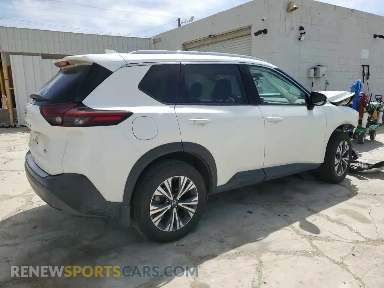 3 fotografías del automóvil dañado 5N1AT3BA1MC748646 NISSAN ROGUE 2021
