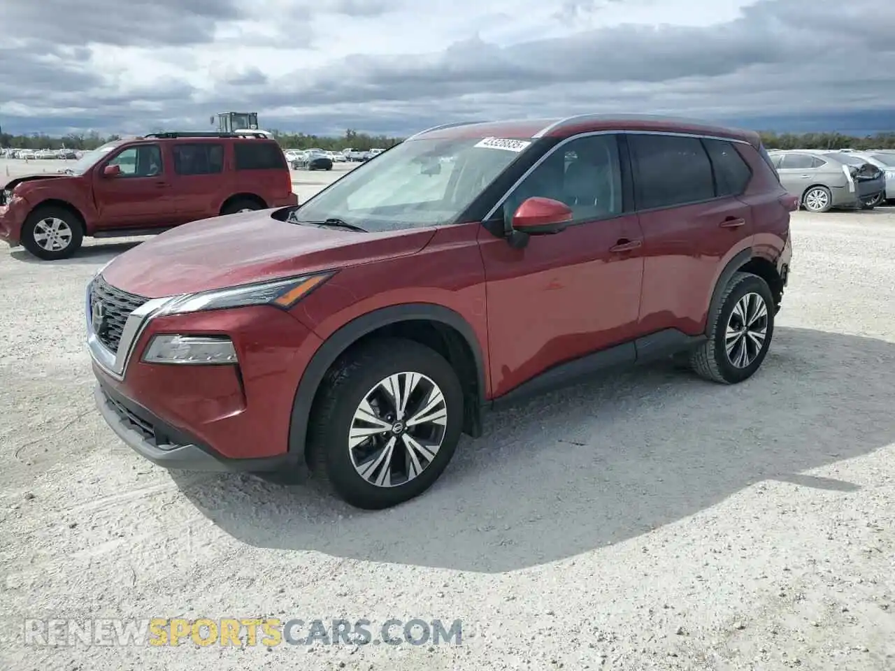1 Photograph of a damaged car 5N1AT3BA1MC759906 NISSAN ROGUE 2021