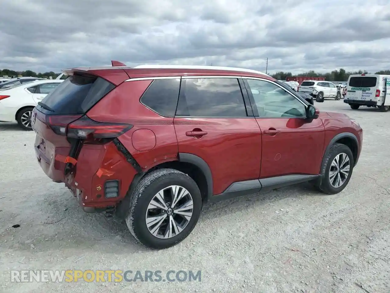 3 Photograph of a damaged car 5N1AT3BA1MC759906 NISSAN ROGUE 2021