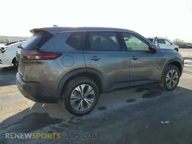 3 Photograph of a damaged car 5N1AT3BA1MC763843 NISSAN ROGUE 2021