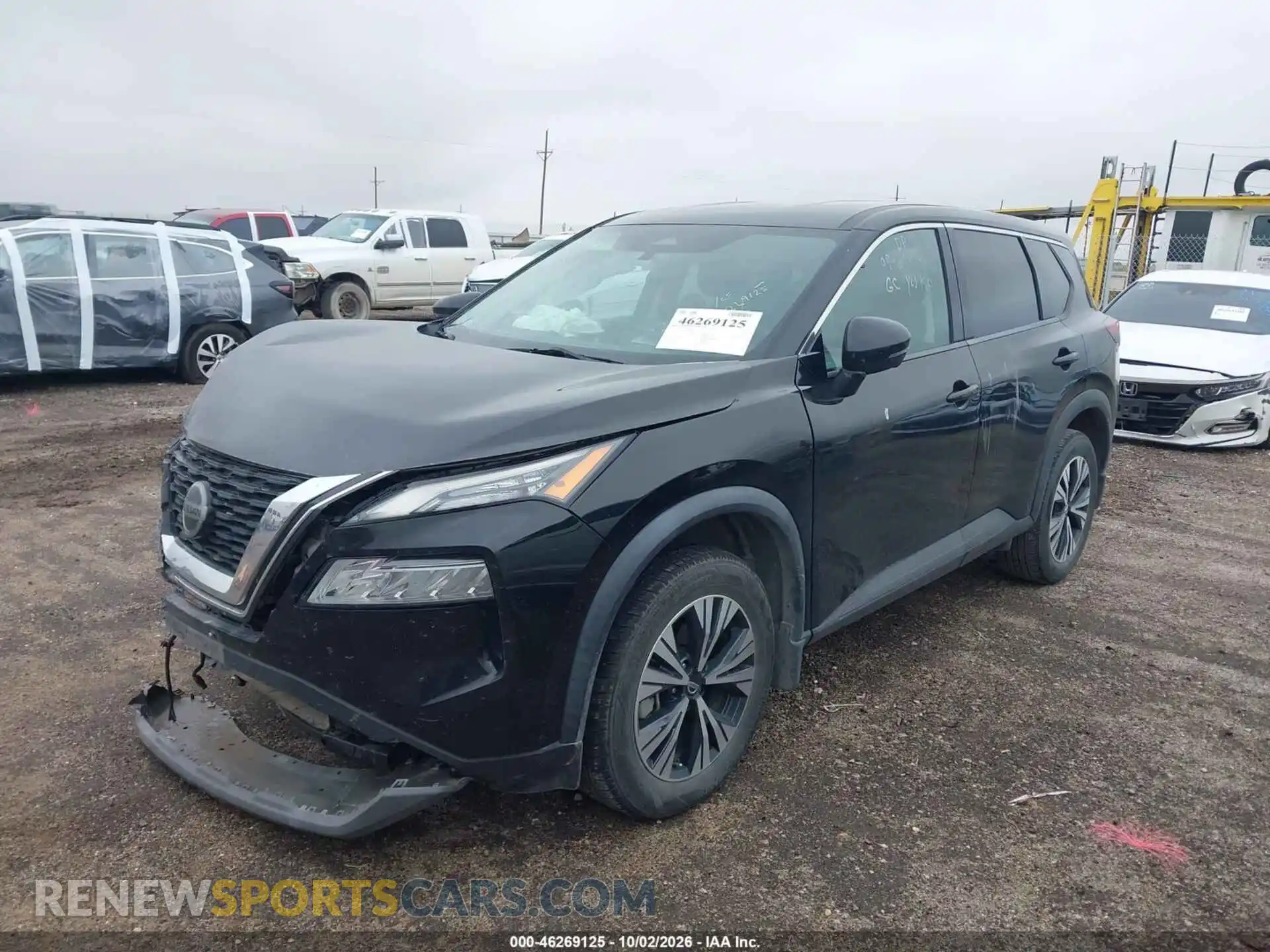 2 Photograph of a damaged car 5N1AT3BA1MC784000 NISSAN ROGUE 2021