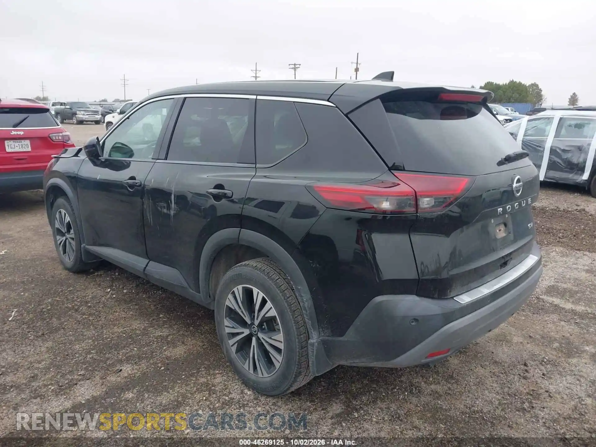 3 Photograph of a damaged car 5N1AT3BA1MC784000 NISSAN ROGUE 2021