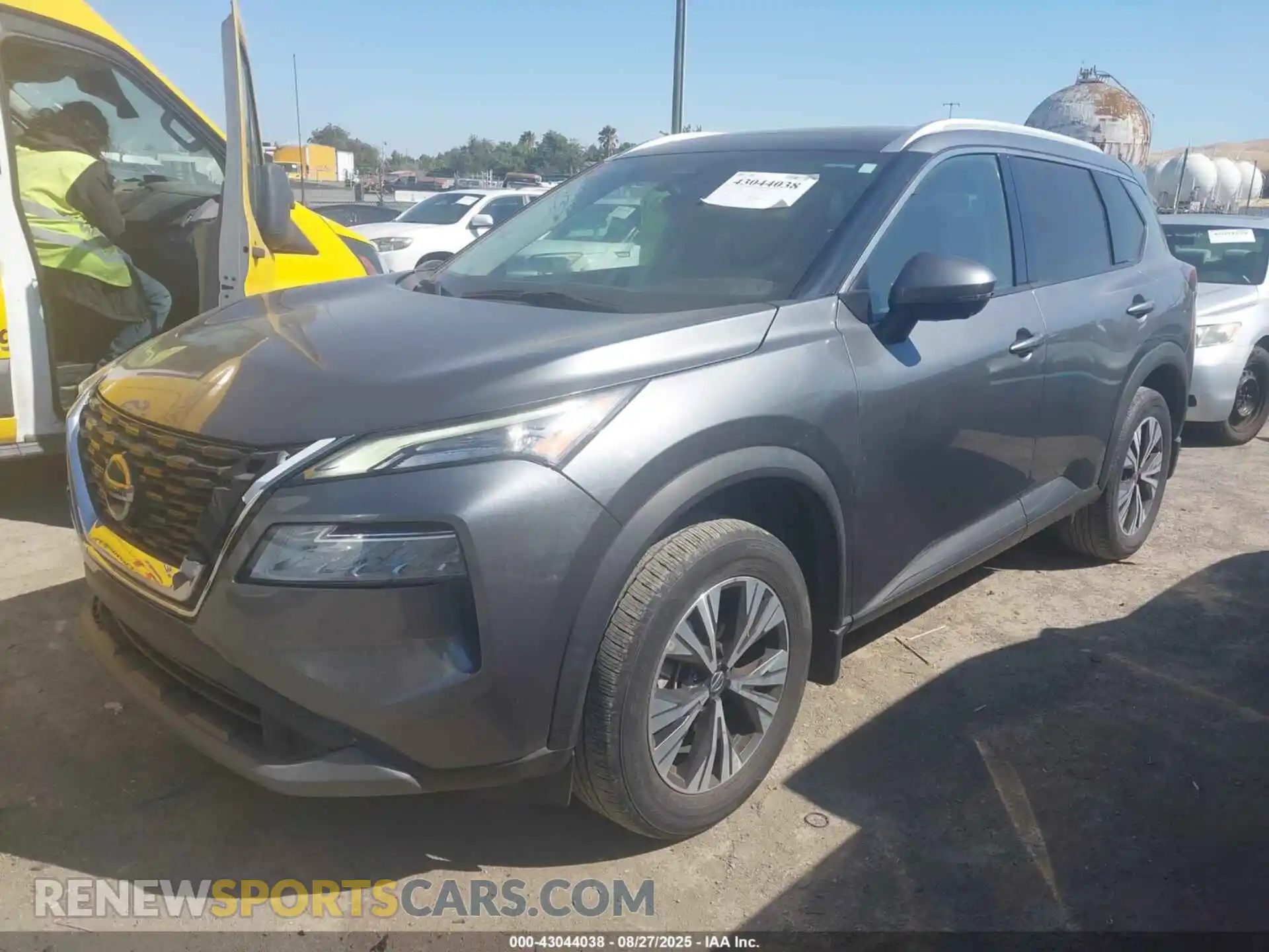 2 Photograph of a damaged car 5N1AT3BA1MC796485 NISSAN ROGUE 2021