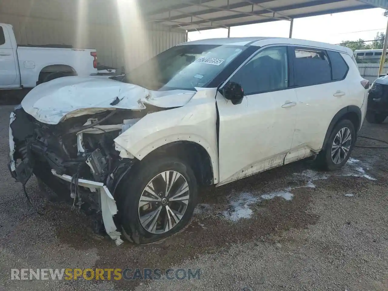 1 Photograph of a damaged car 5N1AT3BA1MC808909 NISSAN ROGUE 2021