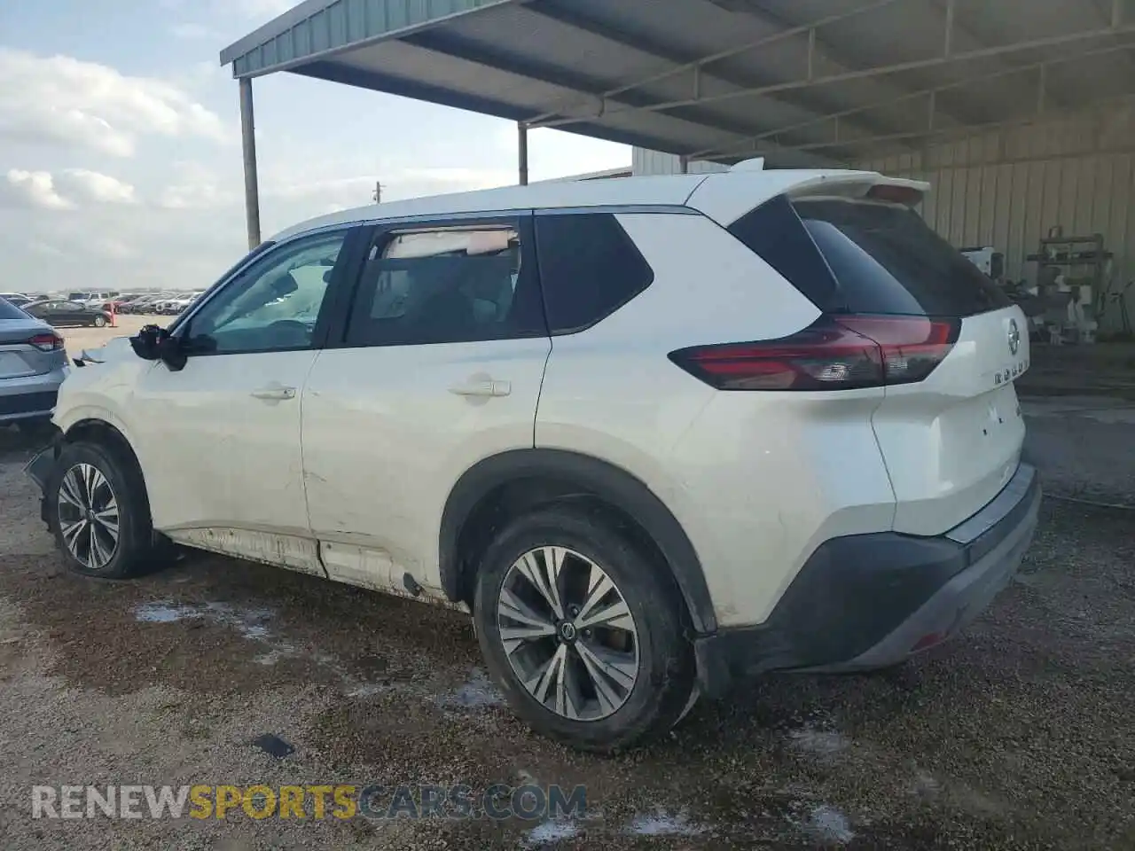 2 Photograph of a damaged car 5N1AT3BA1MC808909 NISSAN ROGUE 2021
