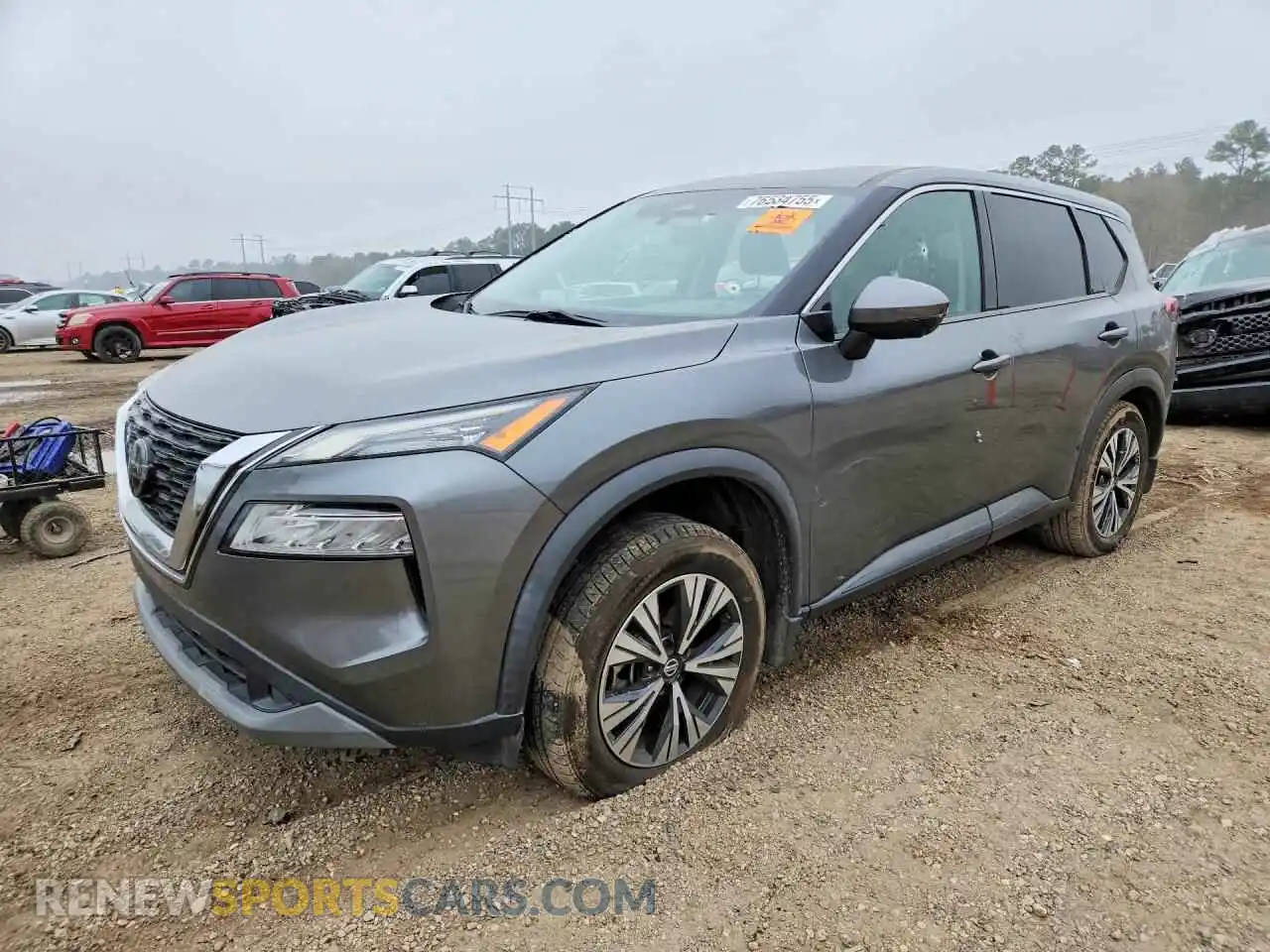 1 Photograph of a damaged car 5N1AT3BA1MC813267 NISSAN ROGUE 2021