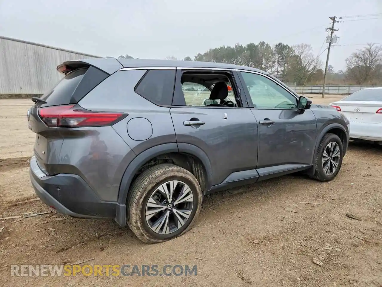 3 Photograph of a damaged car 5N1AT3BA1MC813267 NISSAN ROGUE 2021