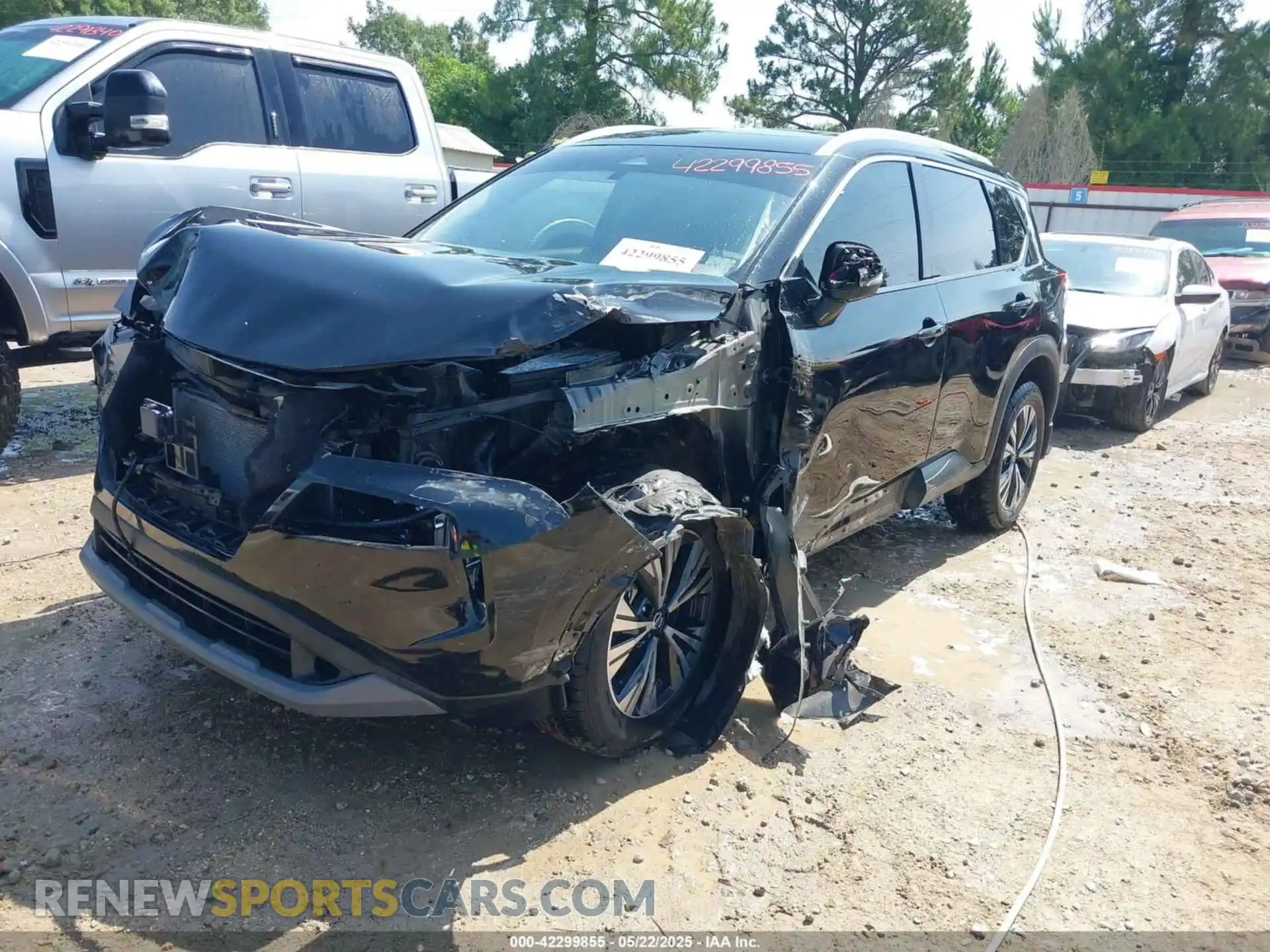 2 Photograph of a damaged car 5N1AT3BA1MC816590 NISSAN ROGUE 2021