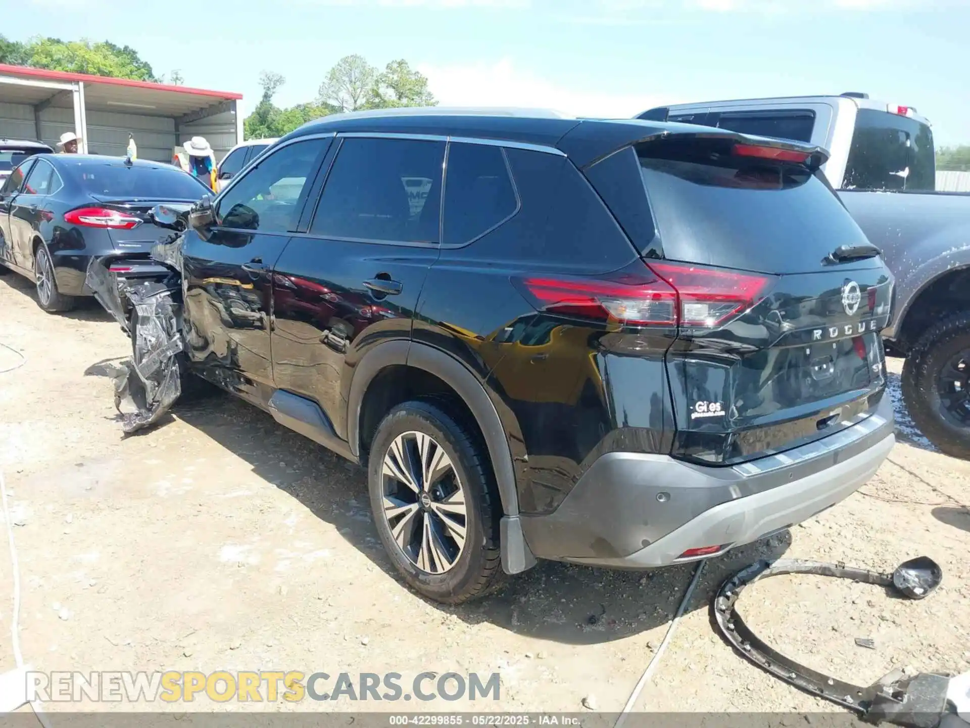 3 Photograph of a damaged car 5N1AT3BA1MC816590 NISSAN ROGUE 2021
