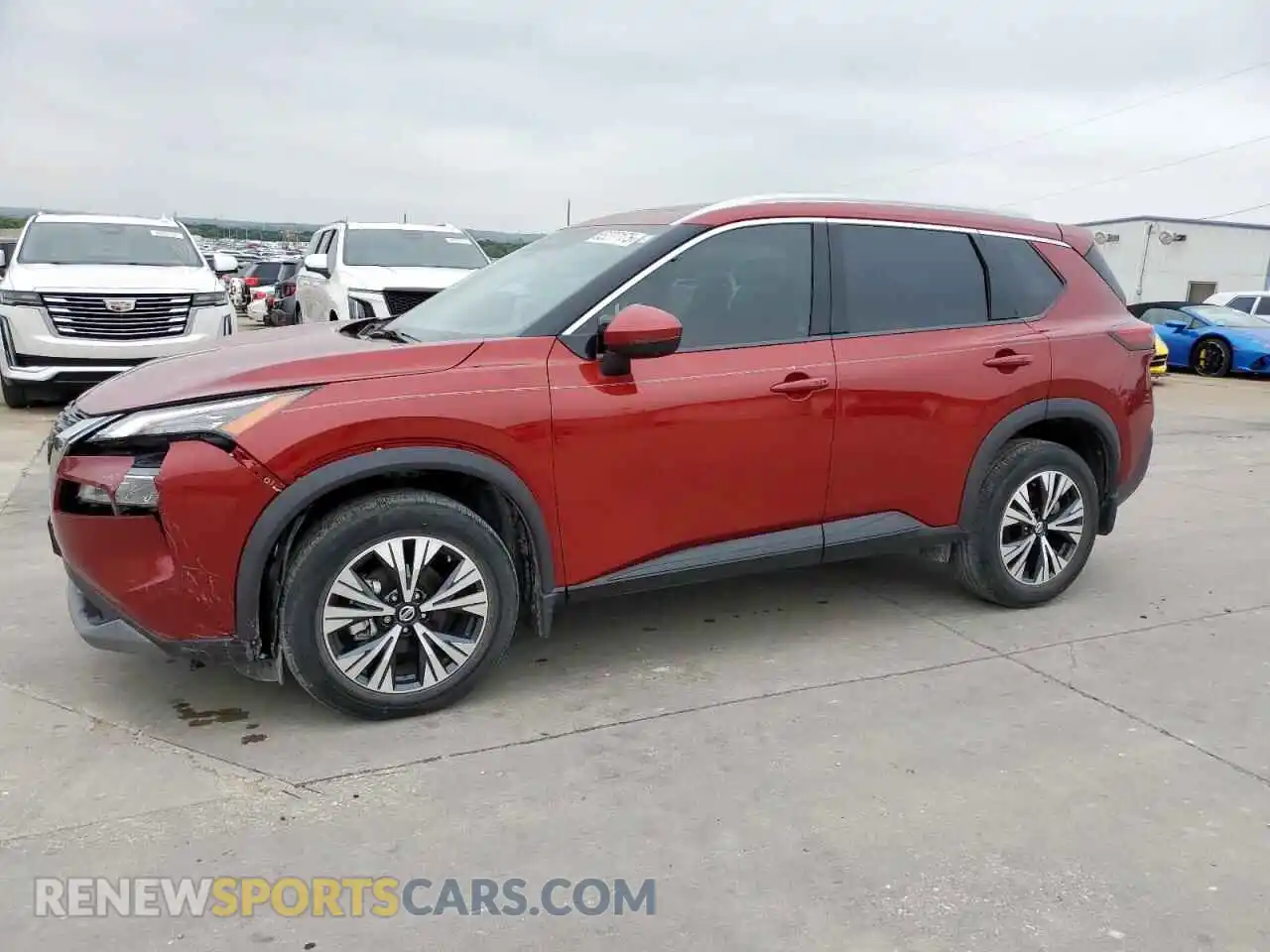 1 Photograph of a damaged car 5N1AT3BA1MC821773 NISSAN ROGUE 2021