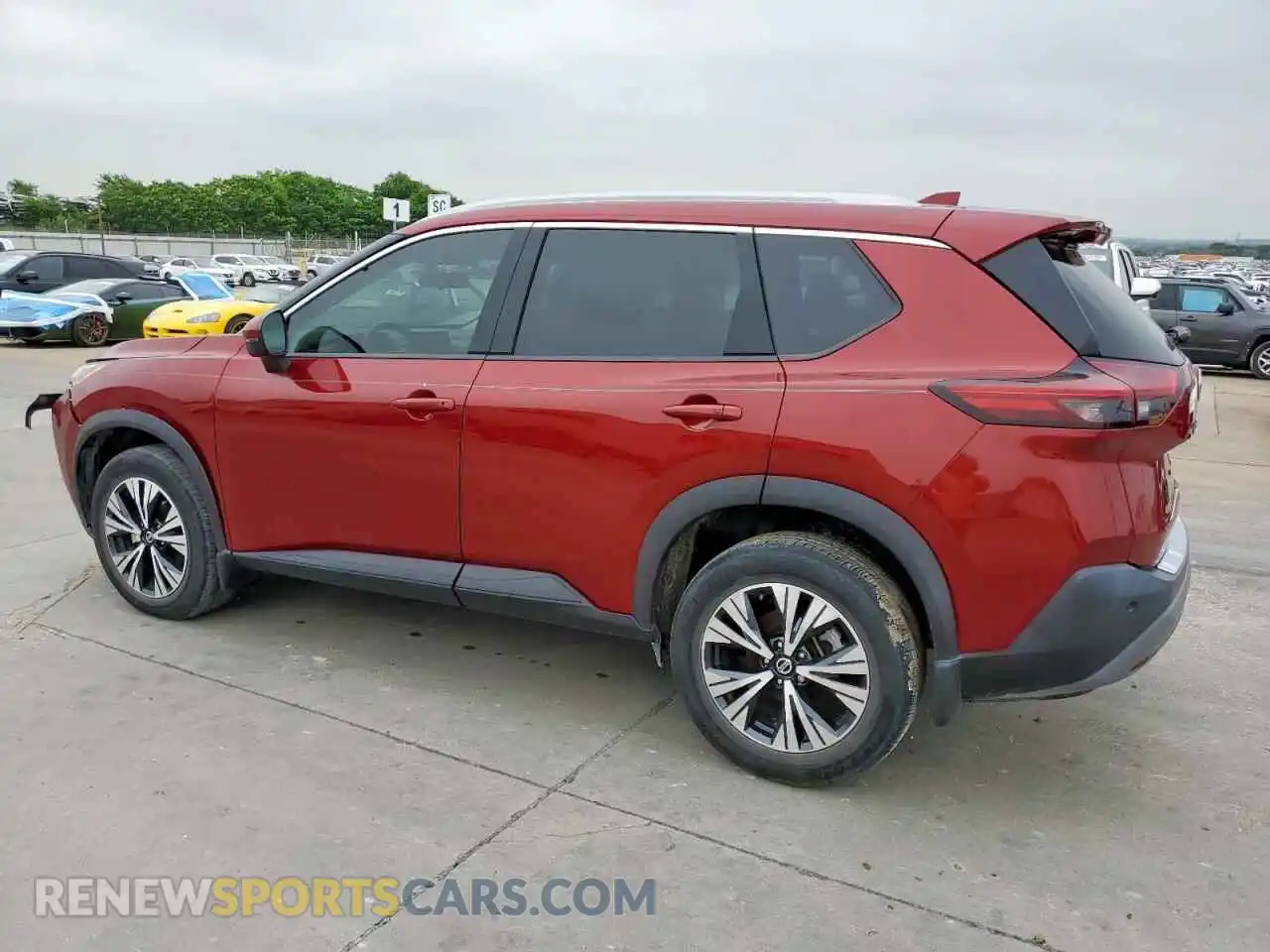 2 Photograph of a damaged car 5N1AT3BA1MC821773 NISSAN ROGUE 2021