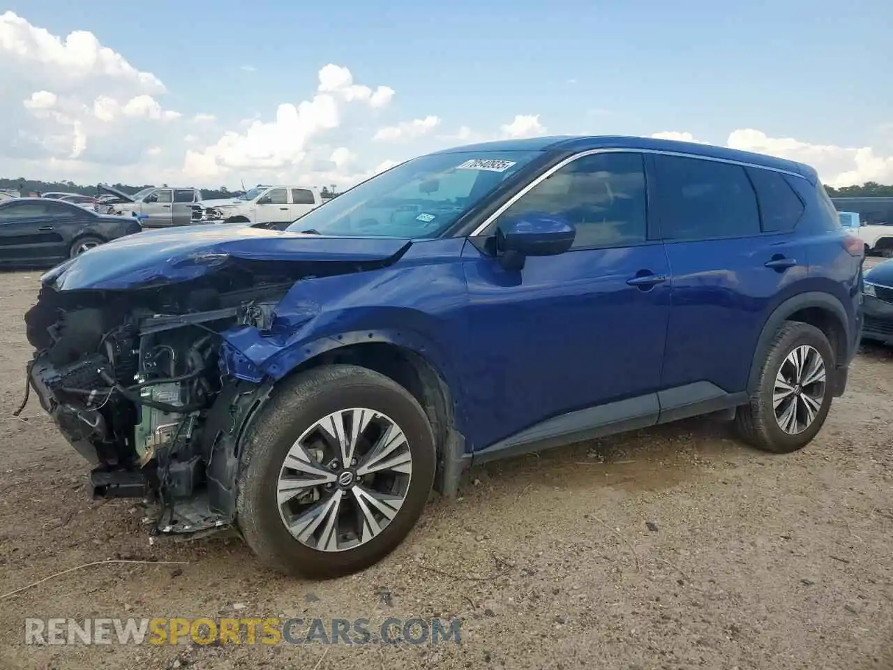1 Photograph of a damaged car 5N1AT3BA1MC831607 NISSAN ROGUE 2021