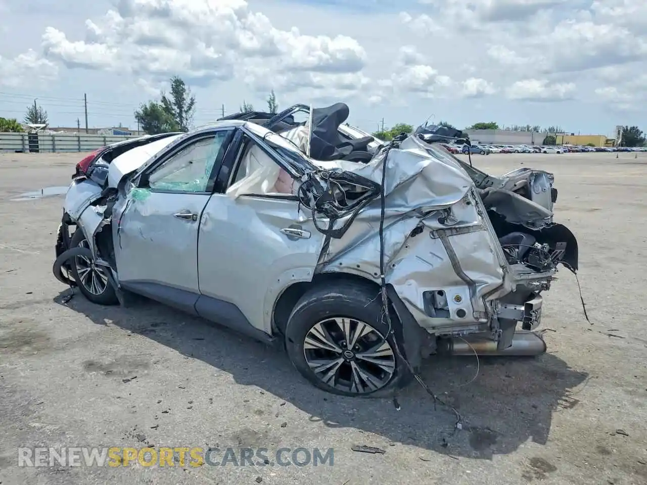 2 Photograph of a damaged car 5N1AT3BA2MC673178 NISSAN ROGUE 2021