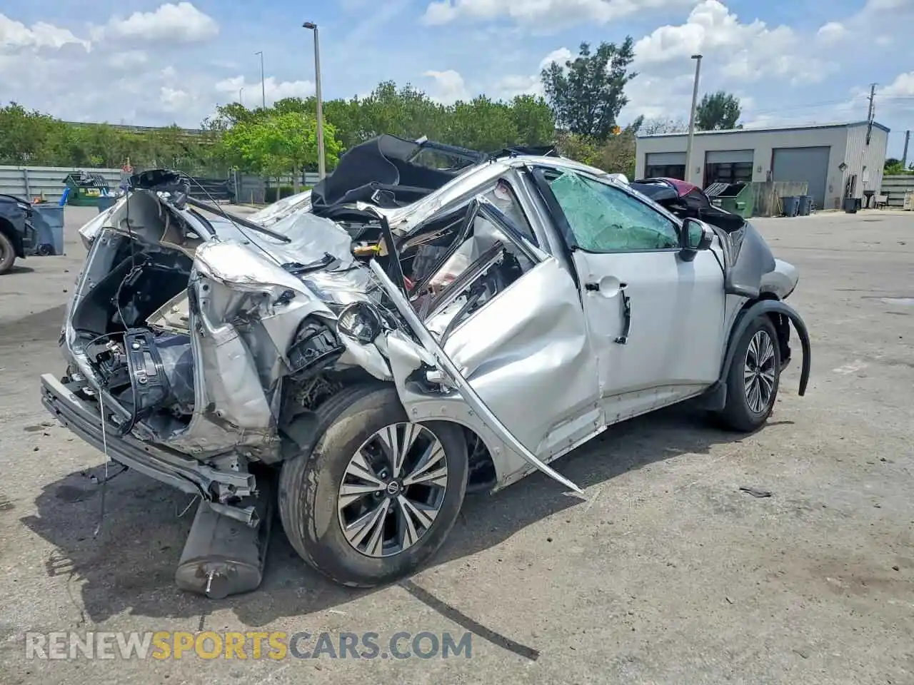 3 Photograph of a damaged car 5N1AT3BA2MC673178 NISSAN ROGUE 2021