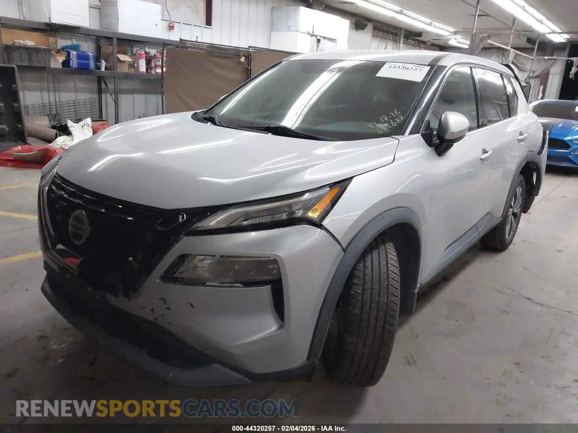 2 Photograph of a damaged car 5N1AT3BA2MC682687 NISSAN ROGUE 2021