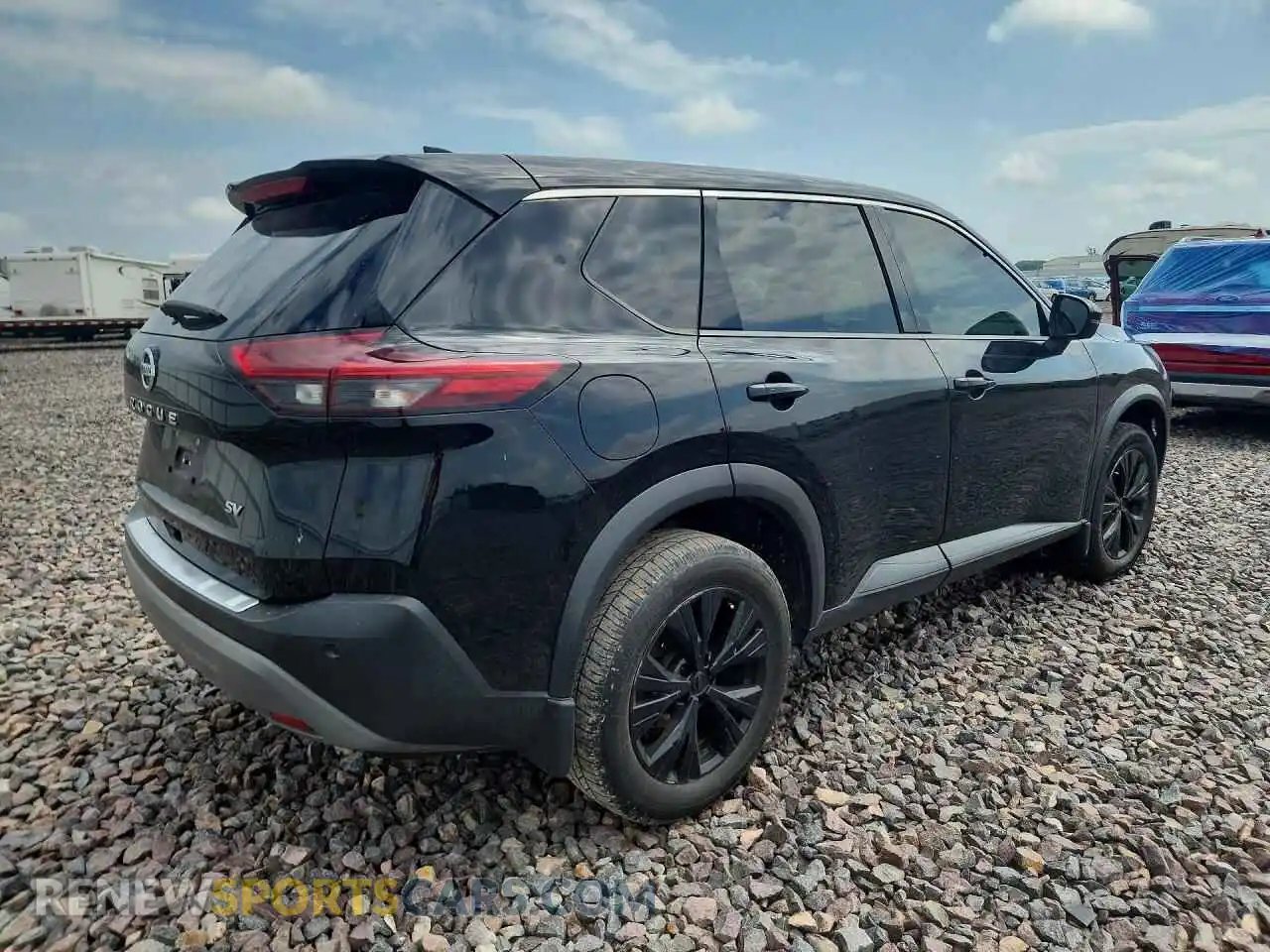 3 fotografías del automóvil dañado 5N1AT3BA2MC693379 NISSAN ROGUE 2021