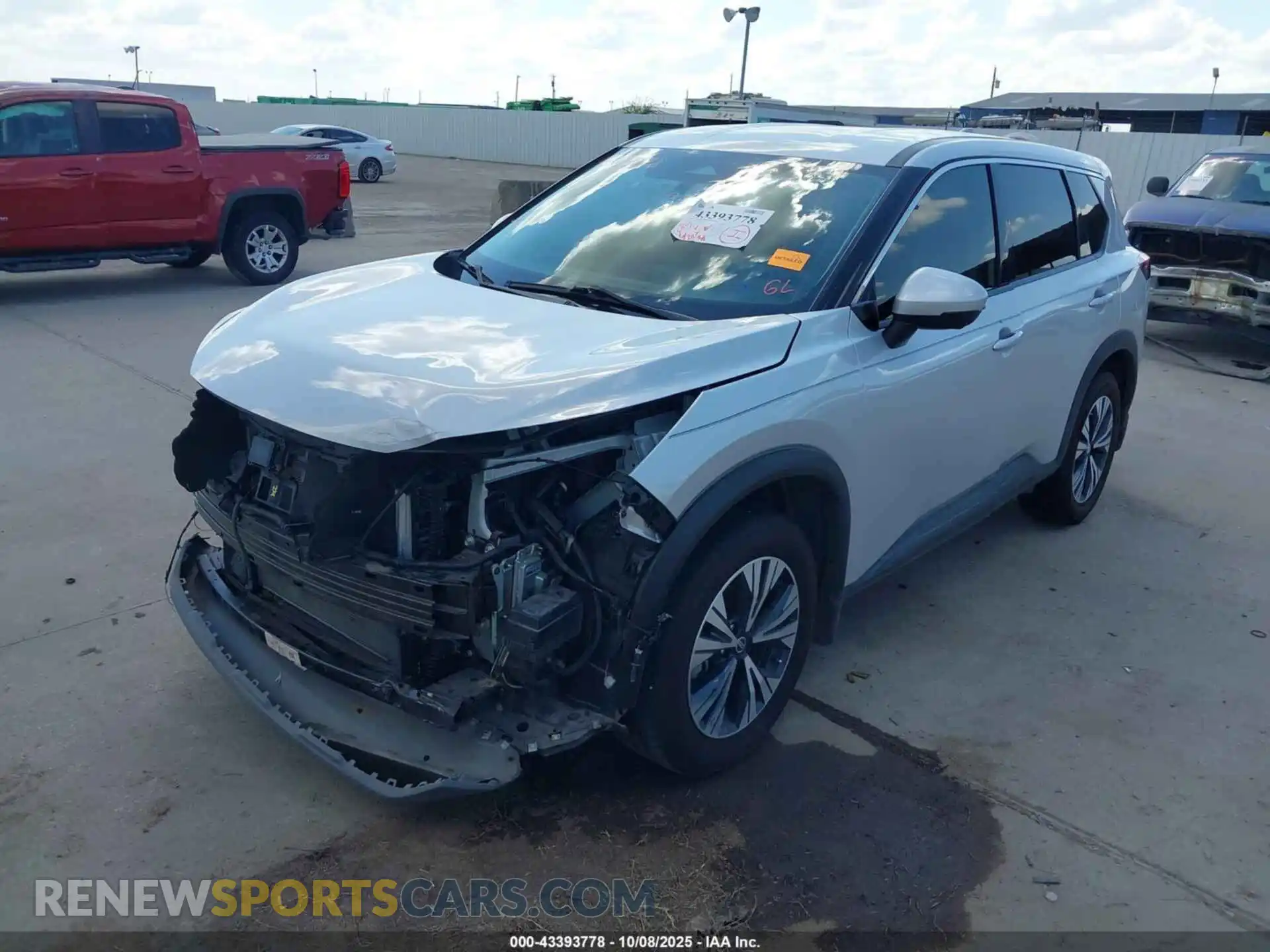 2 Photograph of a damaged car 5N1AT3BA2MC712027 NISSAN ROGUE 2021