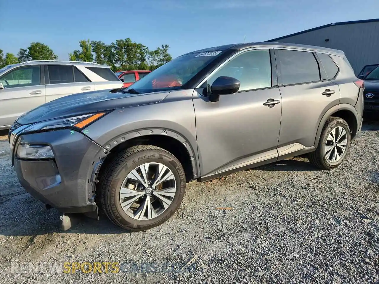 1 Photograph of a damaged car 5N1AT3BA2MC719382 NISSAN ROGUE 2021