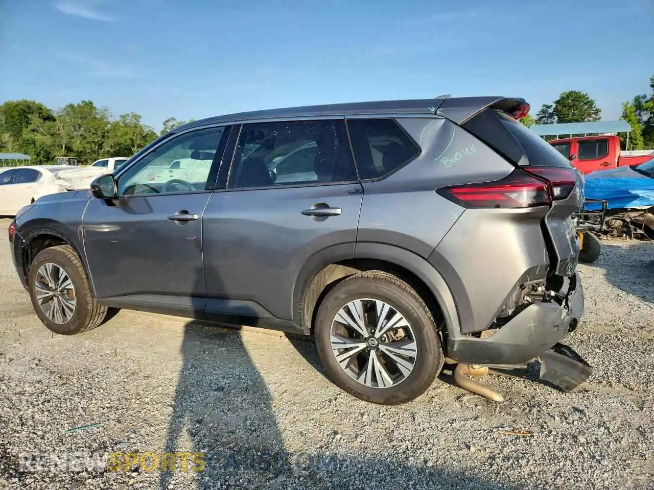 2 Photograph of a damaged car 5N1AT3BA2MC719382 NISSAN ROGUE 2021