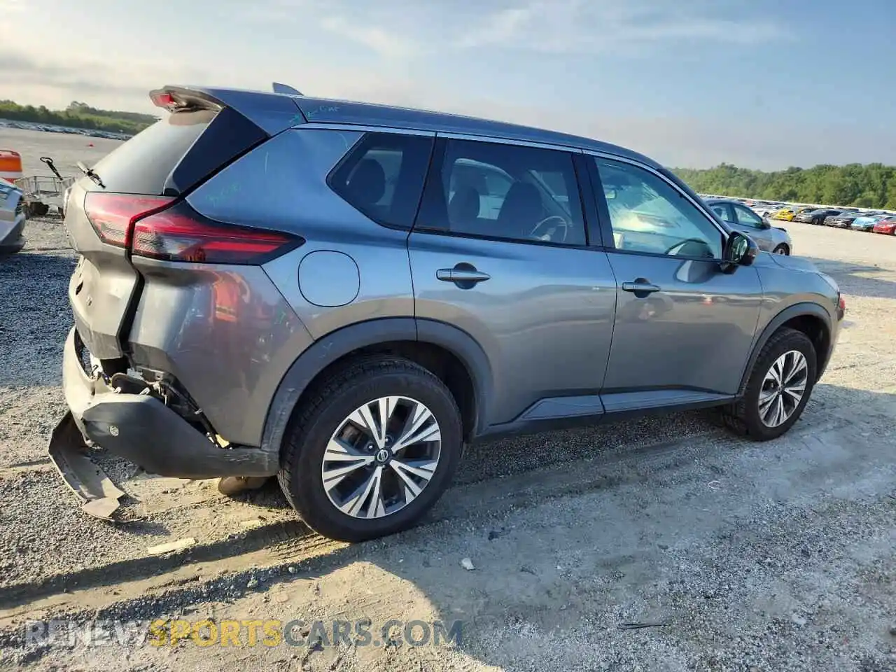 3 Photograph of a damaged car 5N1AT3BA2MC719382 NISSAN ROGUE 2021