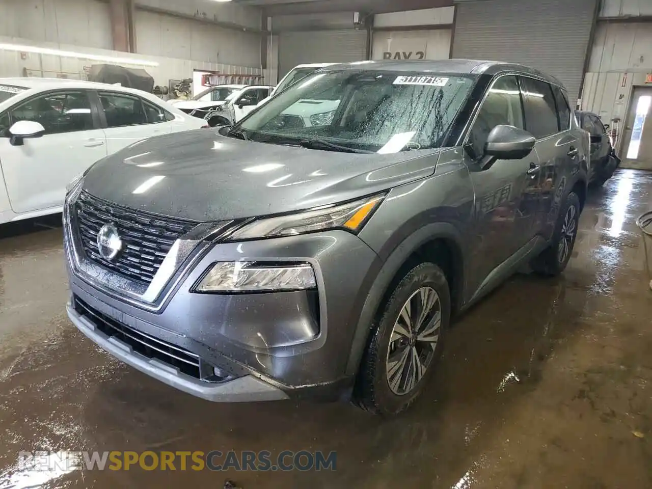 1 Photograph of a damaged car 5N1AT3BA2MC723321 NISSAN ROGUE 2021