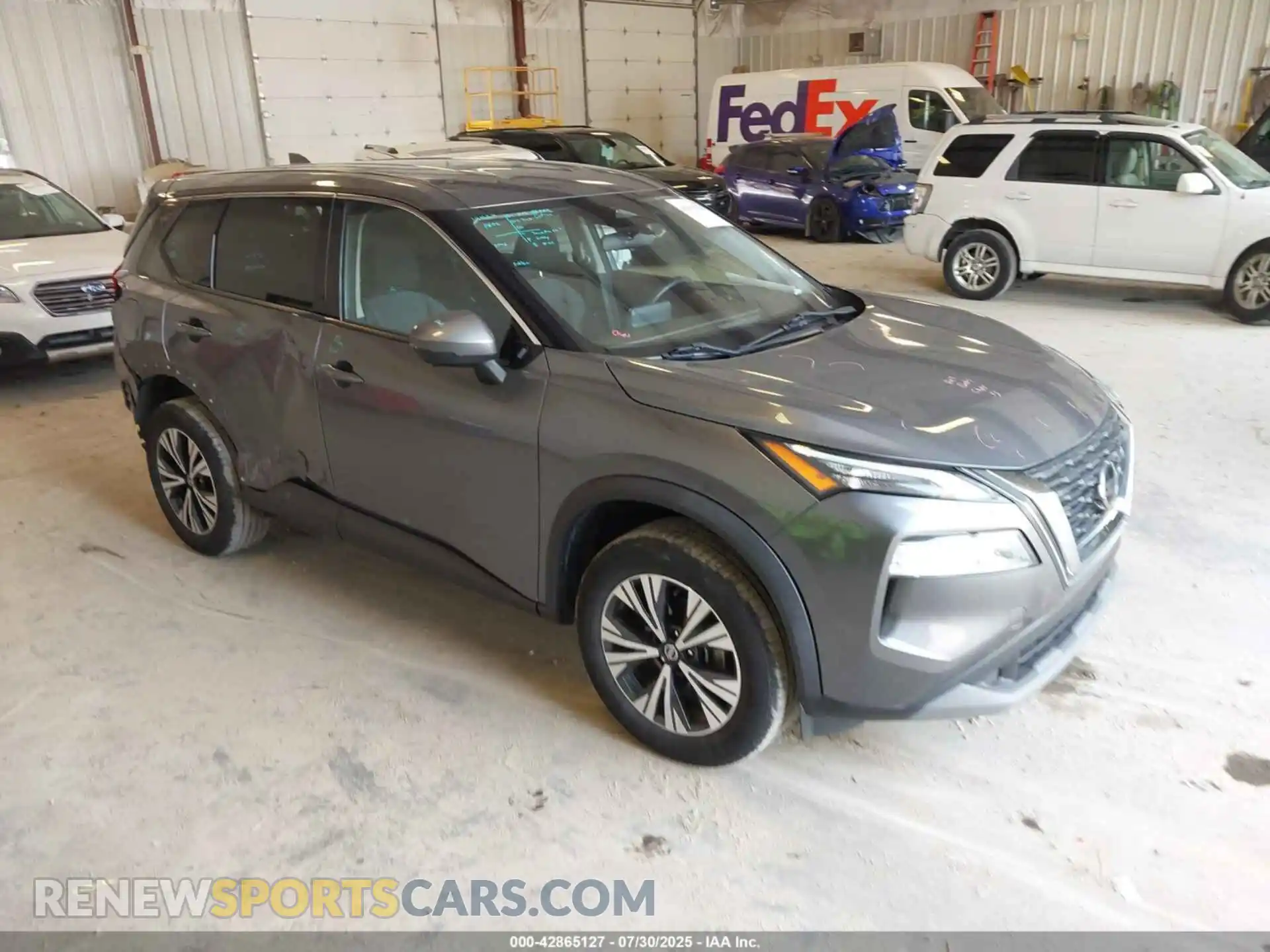 1 Photograph of a damaged car 5N1AT3BA2MC734044 NISSAN ROGUE 2021