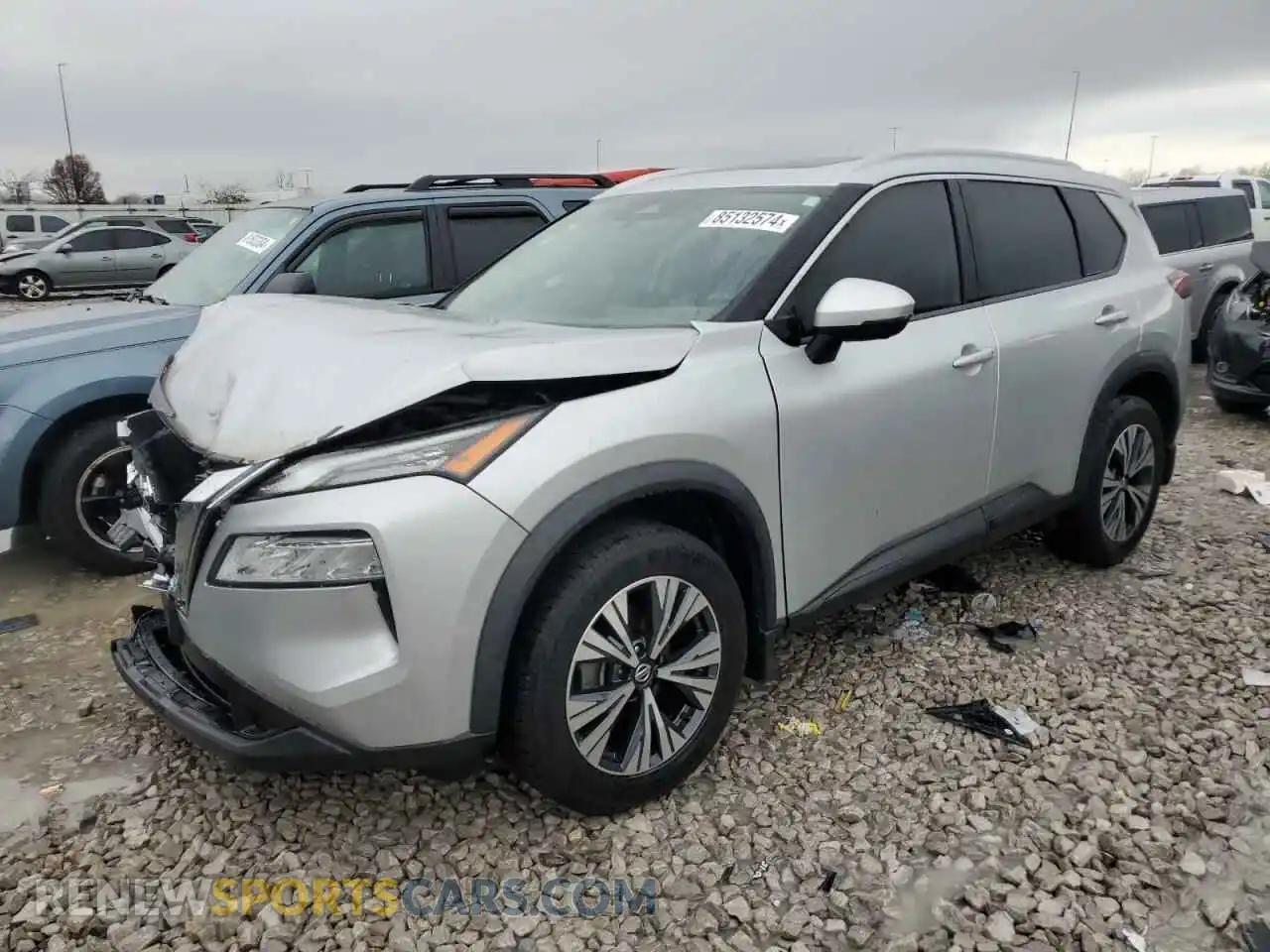 1 Photograph of a damaged car 5N1AT3BA2MC749949 NISSAN ROGUE 2021