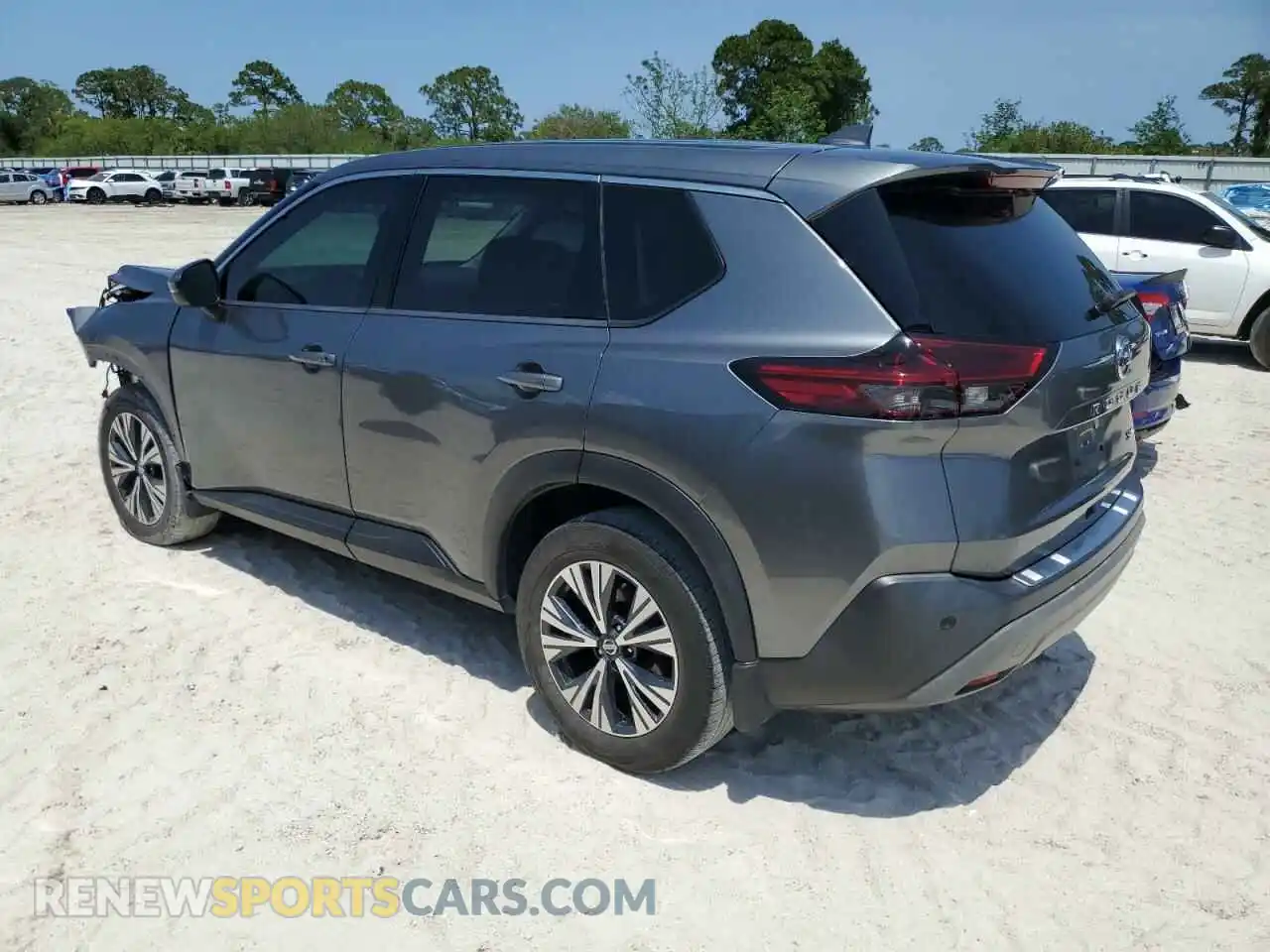 2 Photograph of a damaged car 5N1AT3BA2MC780991 NISSAN ROGUE 2021
