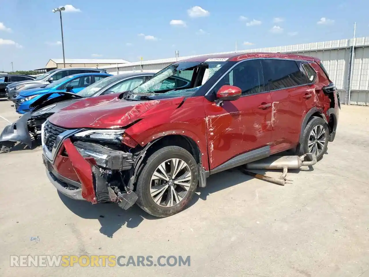 1 Фотография поврежденного автомобиля 5N1AT3BA2MC820857 NISSAN ROGUE 2021
