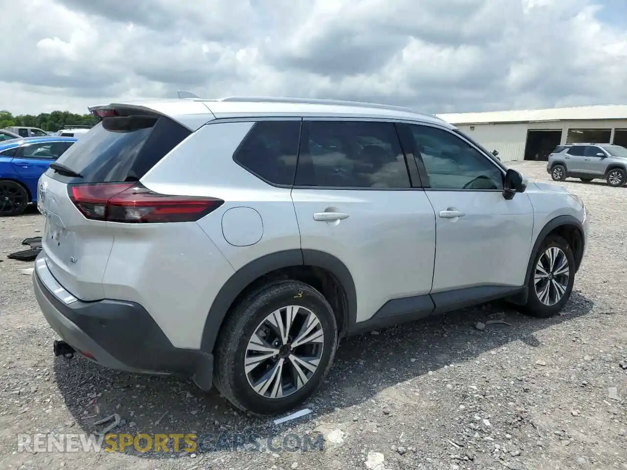 3 Photograph of a damaged car 5N1AT3BA2MC842471 NISSAN ROGUE 2021