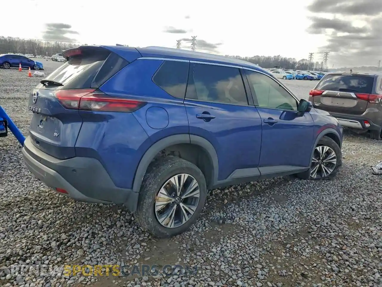 3 Photograph of a damaged car 5N1AT3BA3MC672721 NISSAN ROGUE 2021