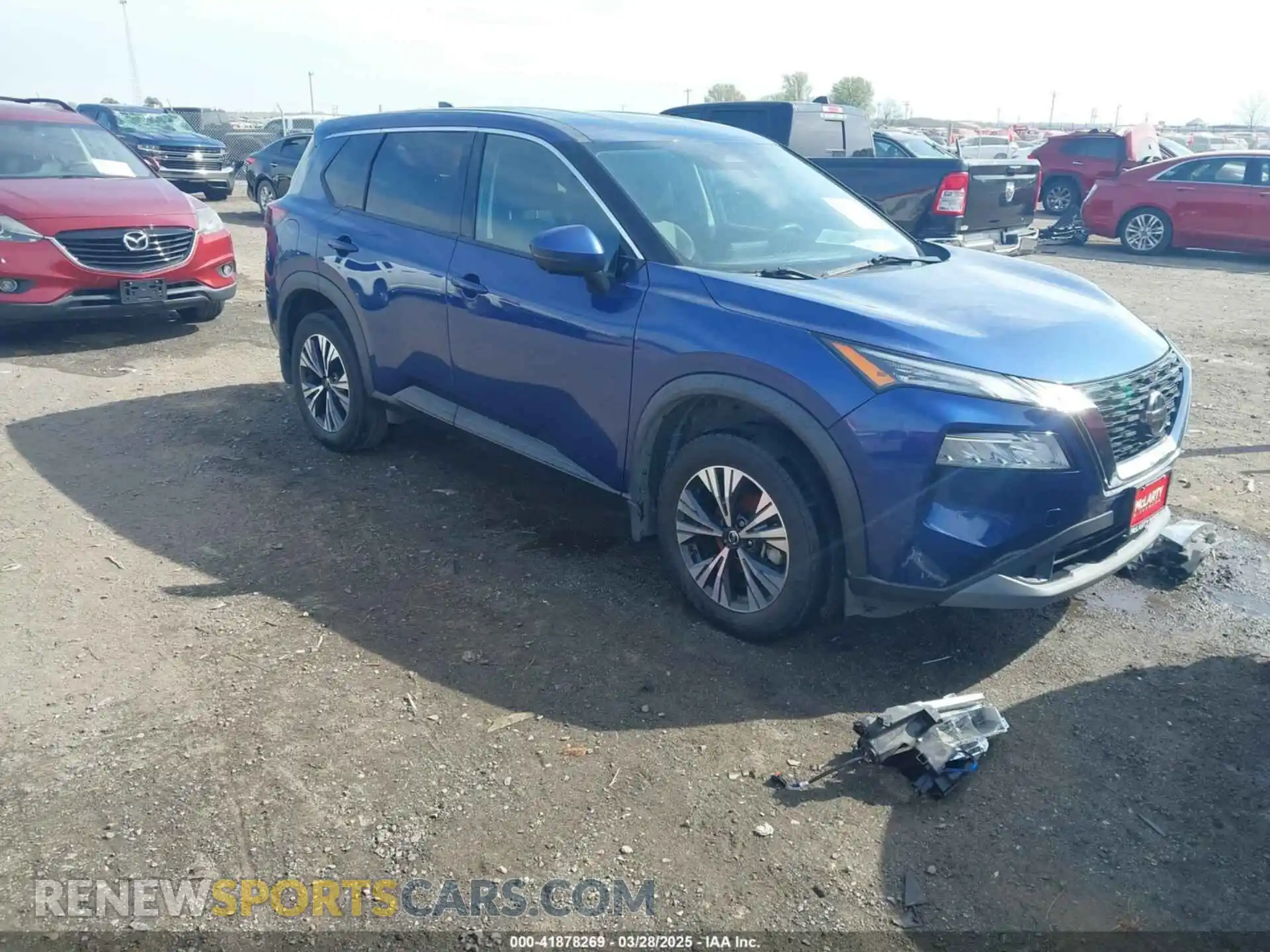1 Photograph of a damaged car 5N1AT3BA3MC678325 NISSAN ROGUE 2021