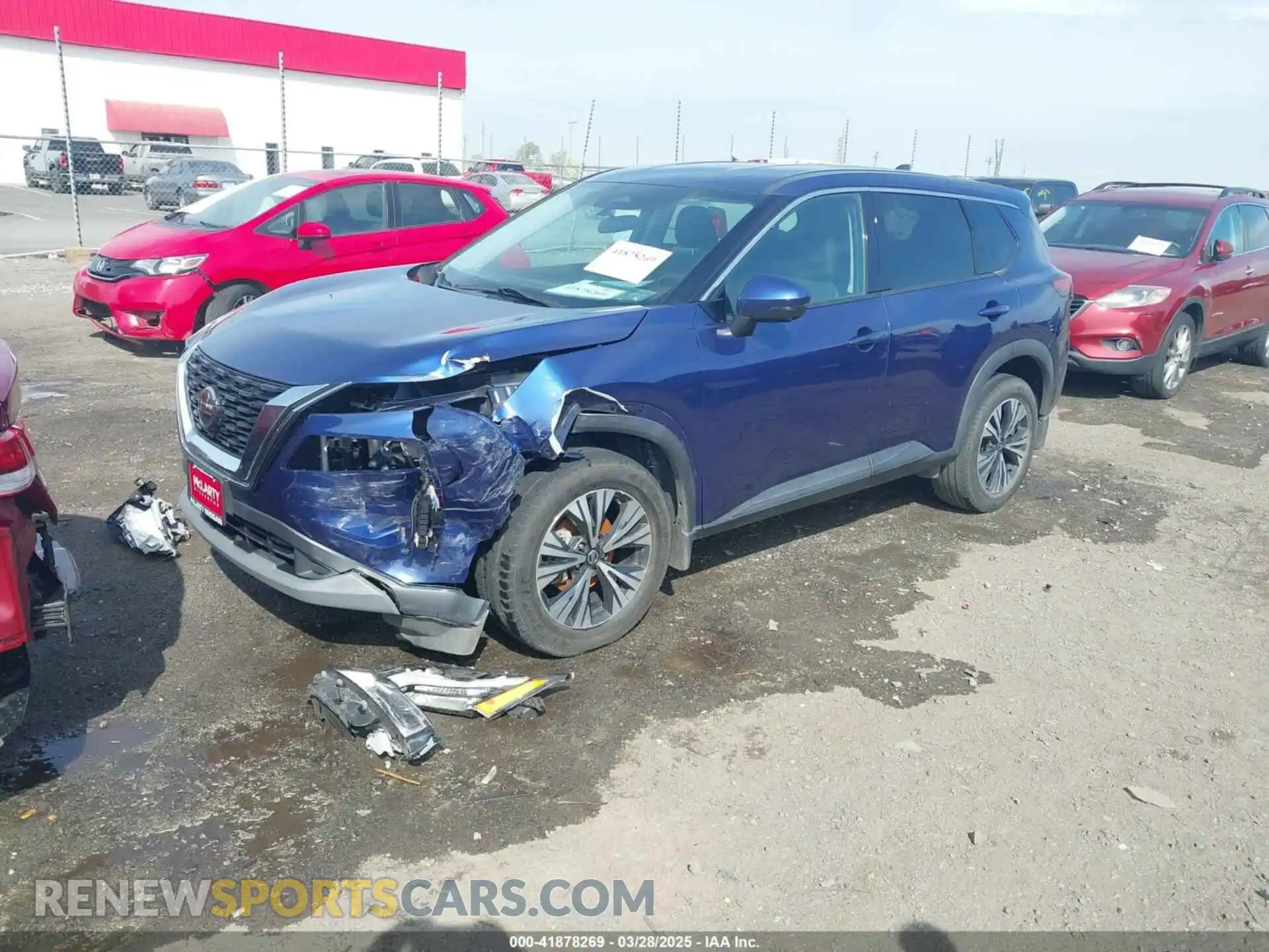2 Photograph of a damaged car 5N1AT3BA3MC678325 NISSAN ROGUE 2021
