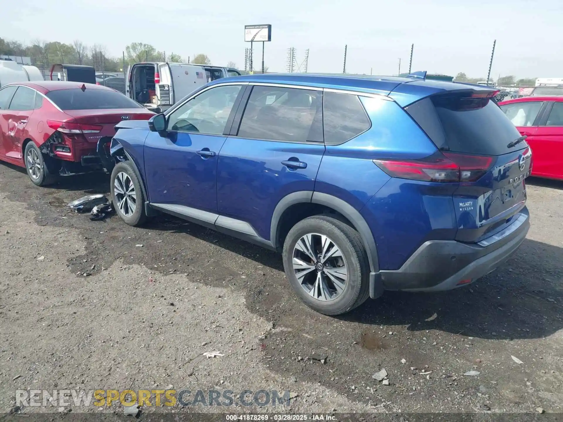 3 Photograph of a damaged car 5N1AT3BA3MC678325 NISSAN ROGUE 2021