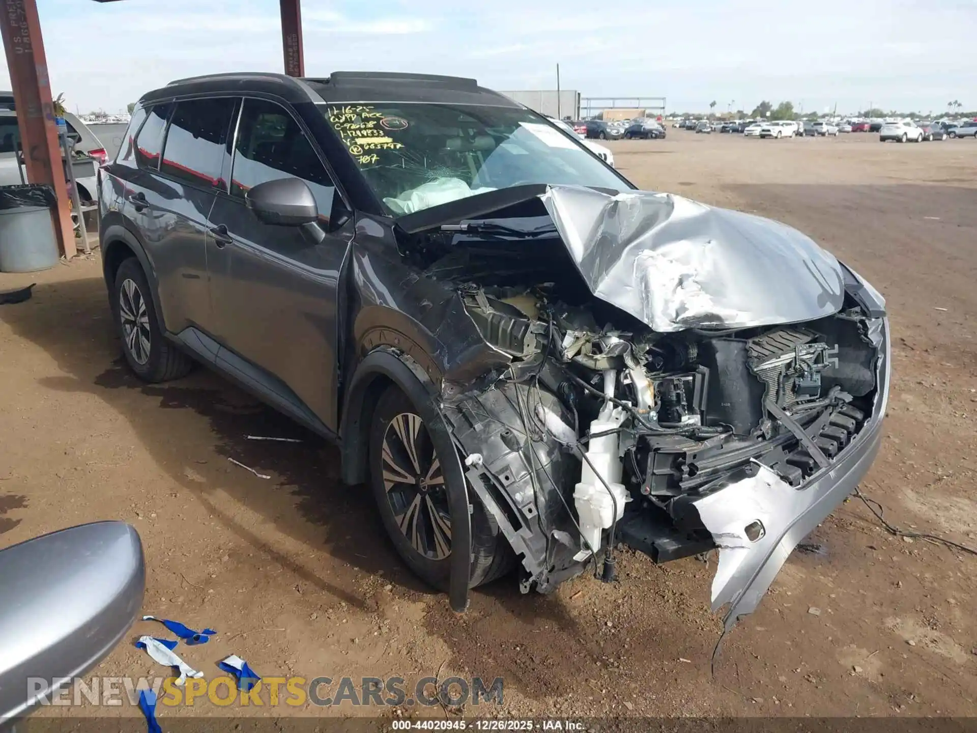 1 Photograph of a damaged car 5N1AT3BA3MC683797 NISSAN ROGUE 2021