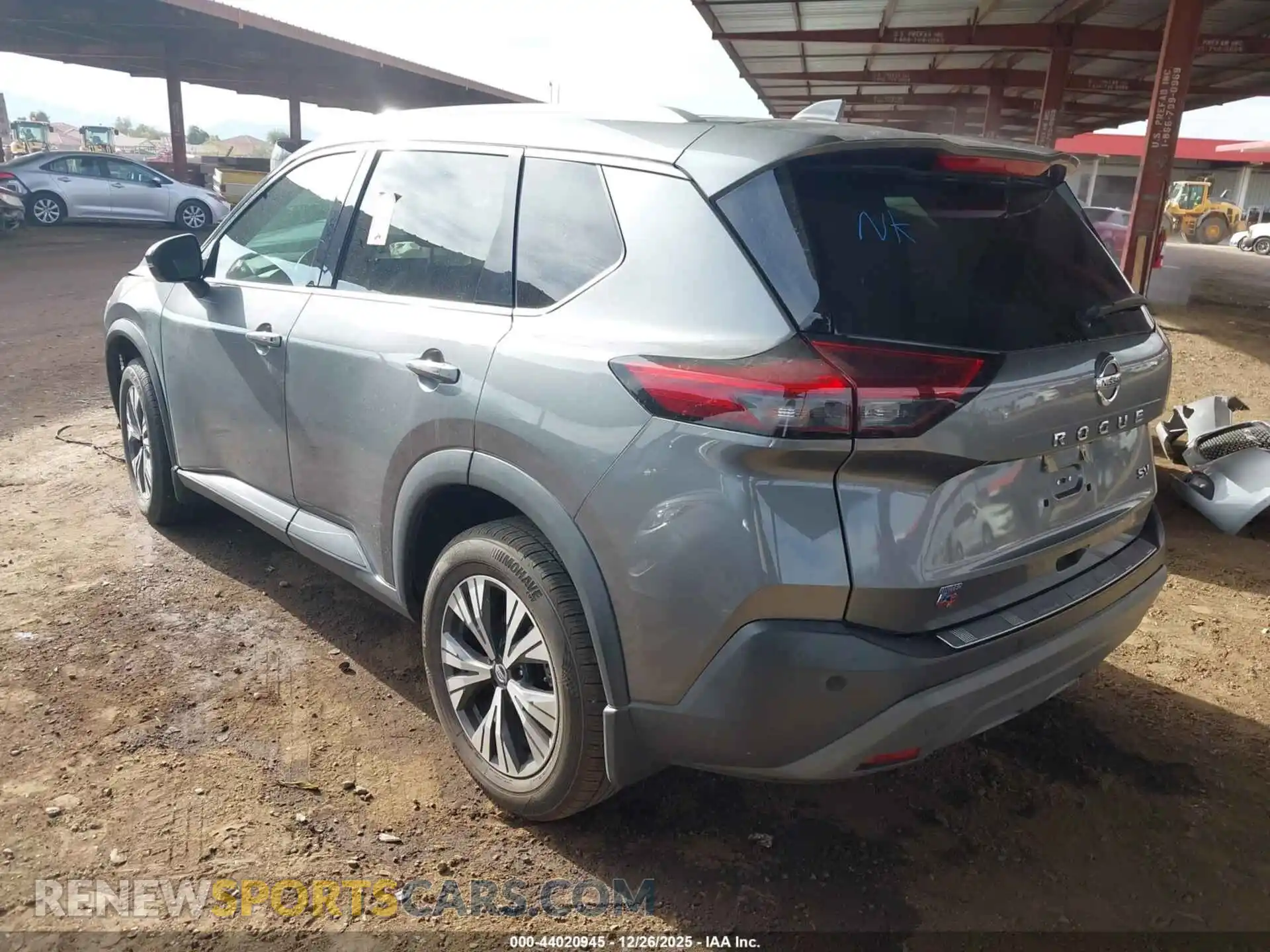 3 Photograph of a damaged car 5N1AT3BA3MC683797 NISSAN ROGUE 2021