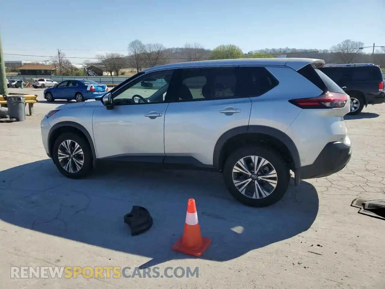2 fotografías del automóvil dañado 5N1AT3BA3MC739110 NISSAN ROGUE 2021