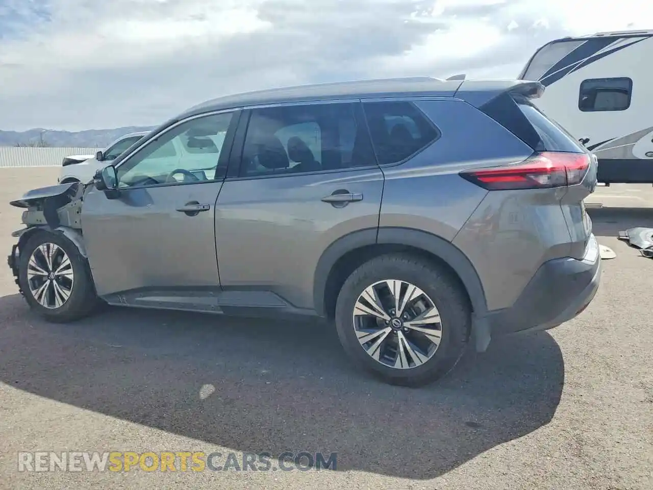 2 Photograph of a damaged car 5N1AT3BA3MC741259 NISSAN ROGUE 2021