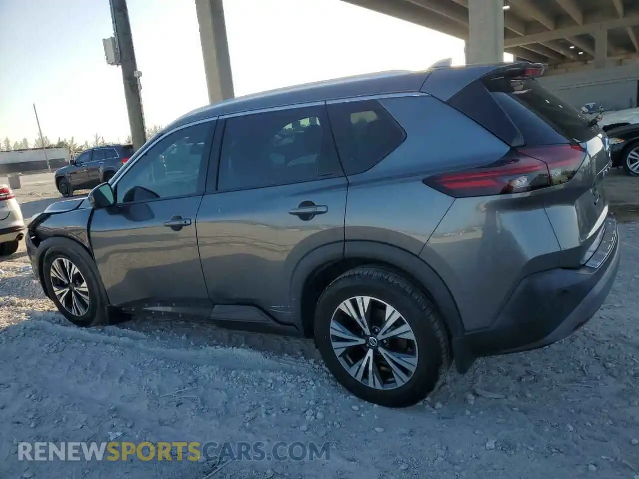 2 Photograph of a damaged car 5N1AT3BA3MC769188 NISSAN ROGUE 2021