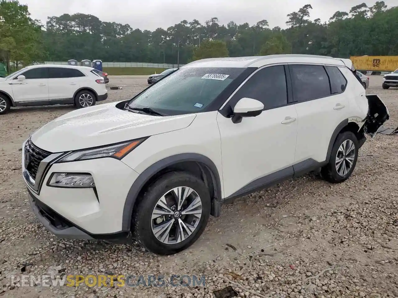 1 Photograph of a damaged car 5N1AT3BA3MC772592 NISSAN ROGUE 2021