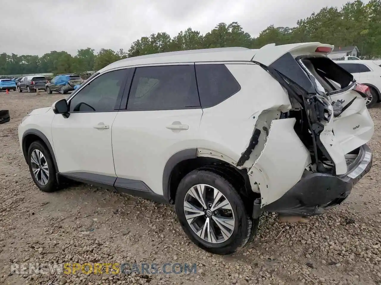 2 Photograph of a damaged car 5N1AT3BA3MC772592 NISSAN ROGUE 2021