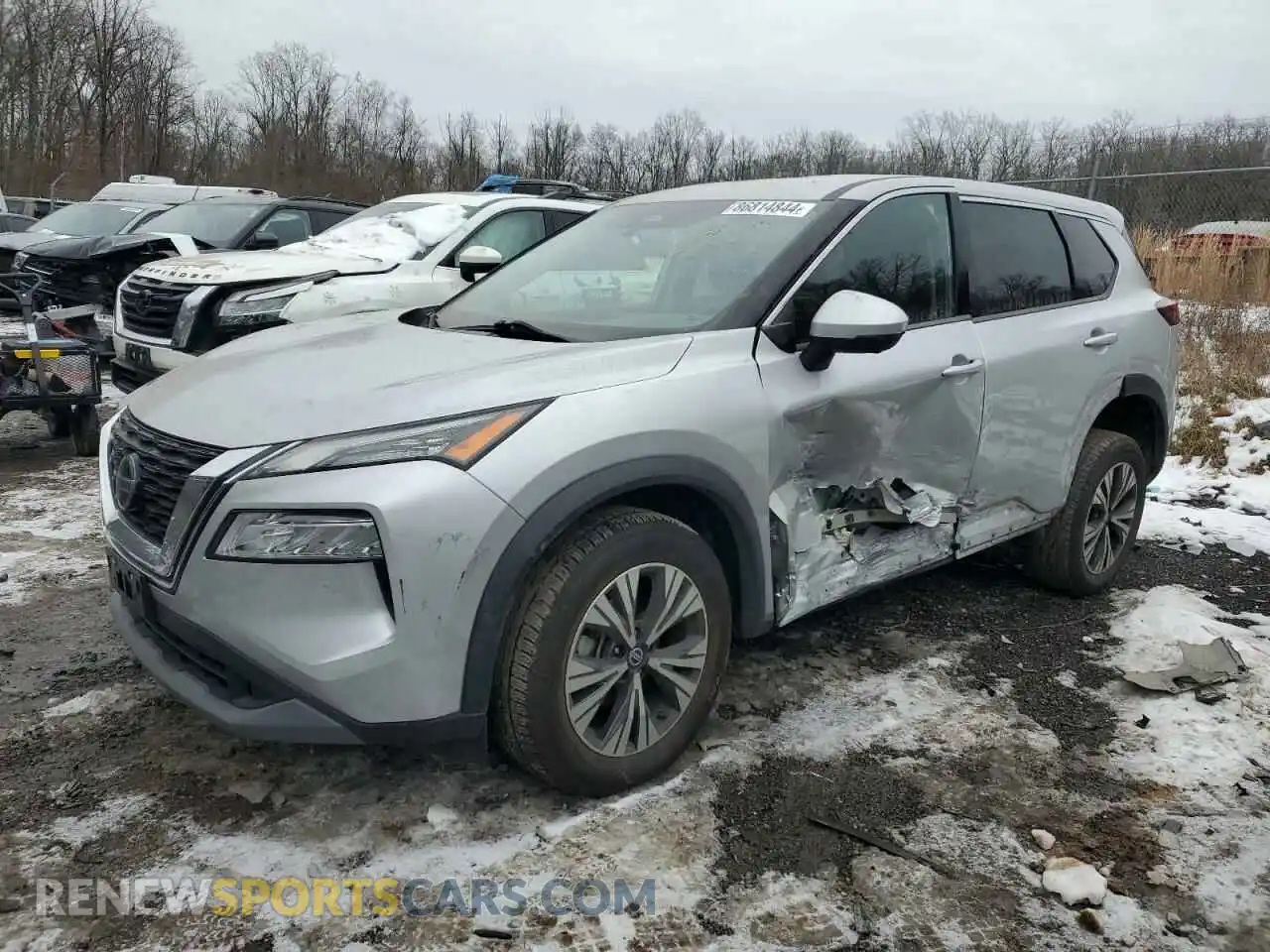 1 Photograph of a damaged car 5N1AT3BA3MC778165 NISSAN ROGUE 2021