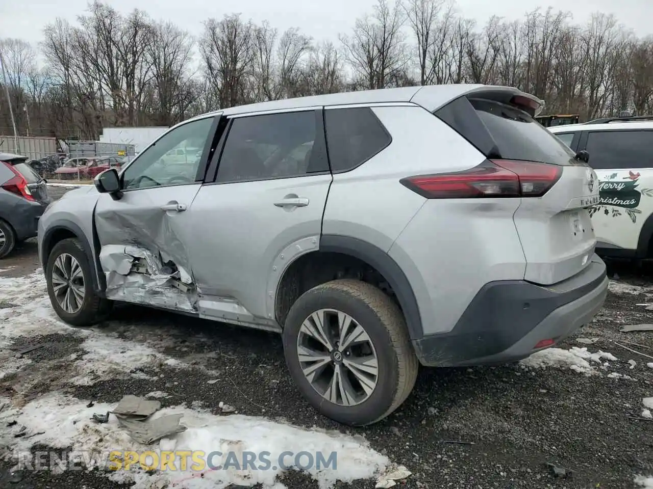 2 Photograph of a damaged car 5N1AT3BA3MC778165 NISSAN ROGUE 2021
