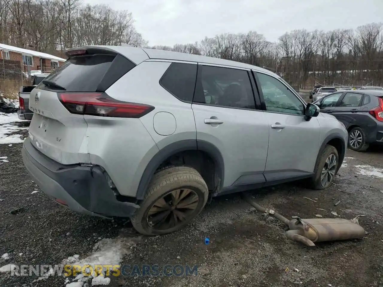 3 Photograph of a damaged car 5N1AT3BA3MC778165 NISSAN ROGUE 2021