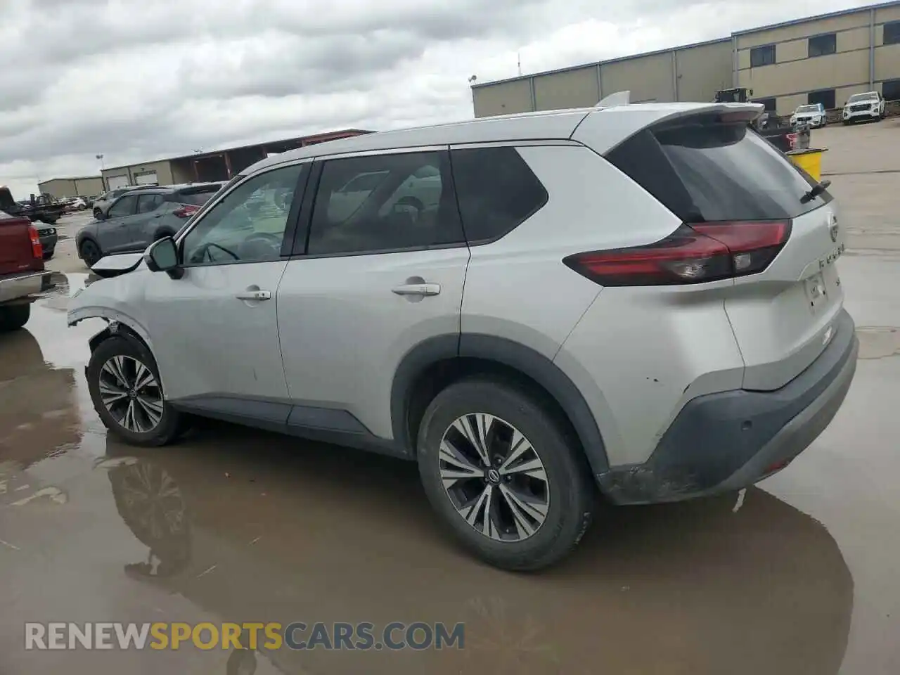 2 Photograph of a damaged car 5N1AT3BA3MC780207 NISSAN ROGUE 2021
