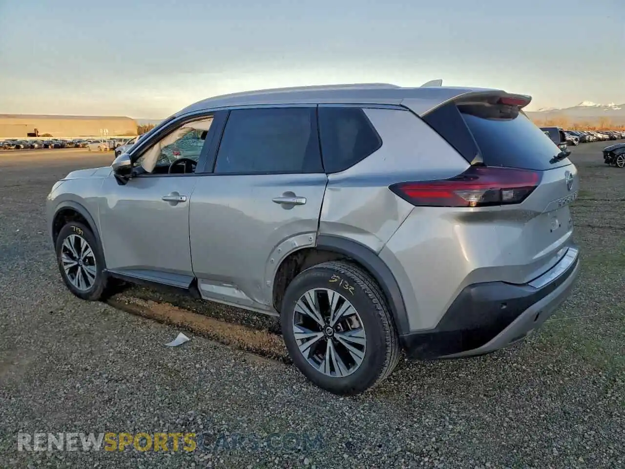 2 Photograph of a damaged car 5N1AT3BA3MC786928 NISSAN ROGUE 2021